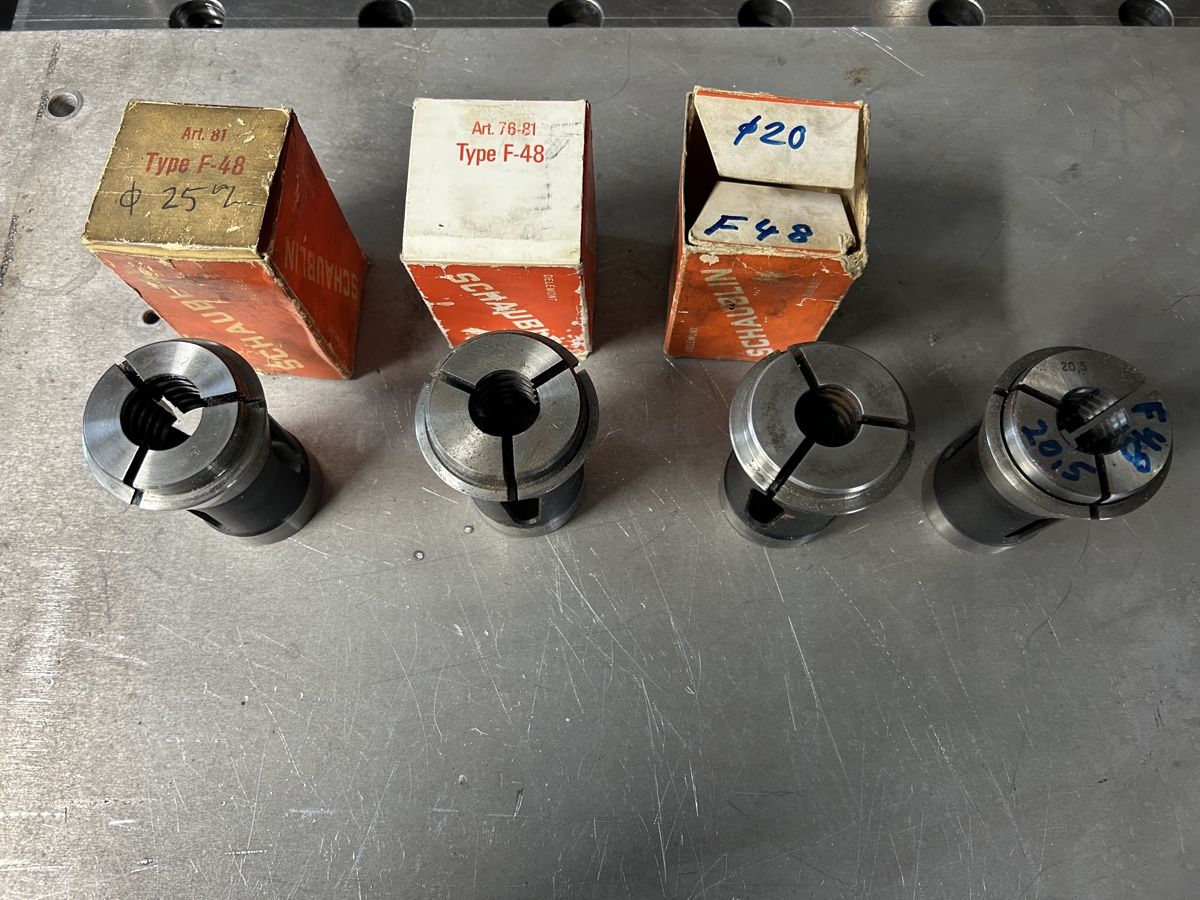 Schaublin Metall- & Schlosserei Sonstiges: Schaublin Type F-48 Spannzangen – Neu und originalverpackt aus Walde AG von Maluk_Performance