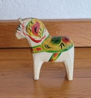 Dala Pferd creme farbig ca. 7.5 cm hoch