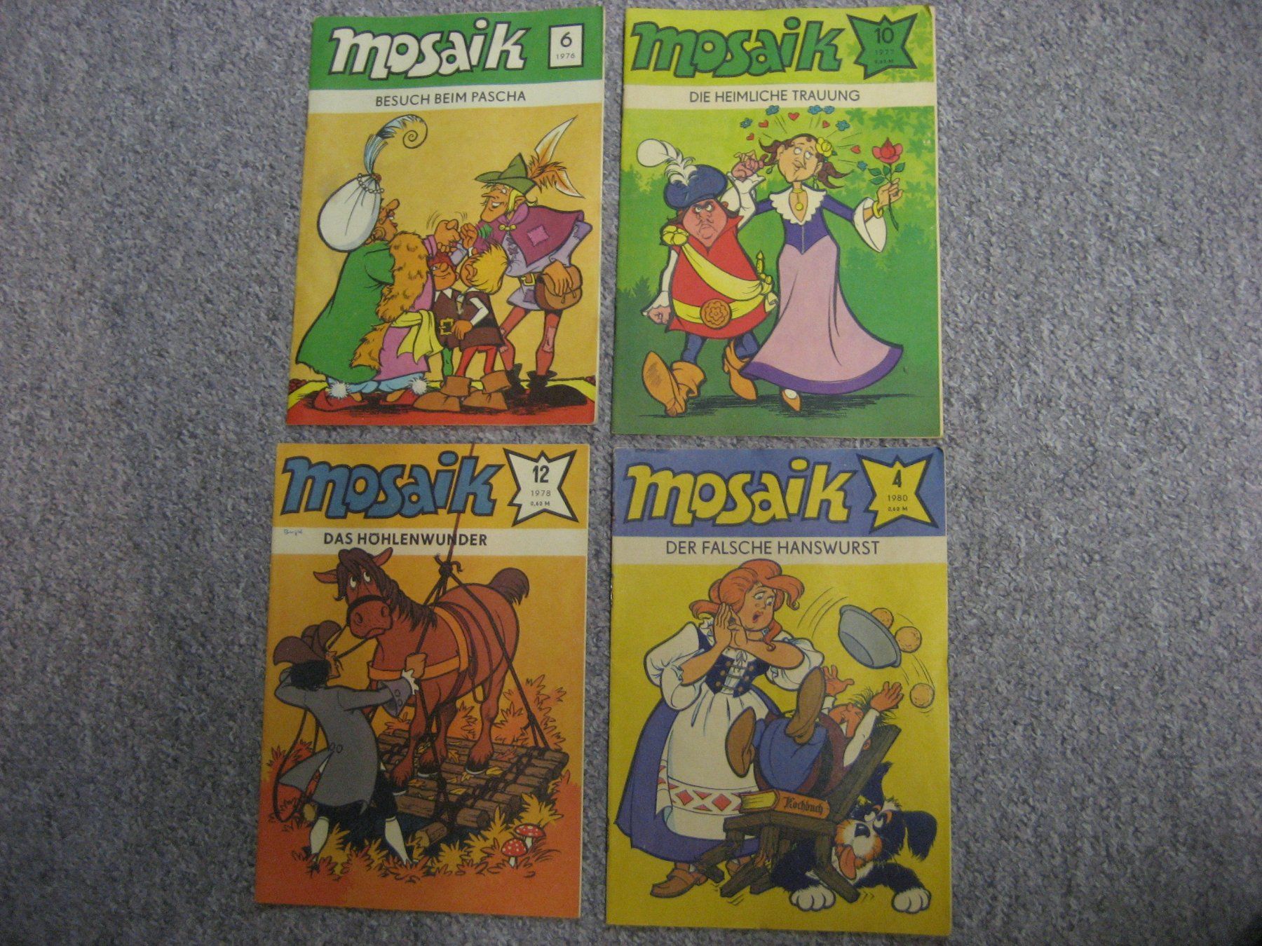 Comics: 4 Mosaik Comics – Gebraucht aus Bottighofen von Spiderman61