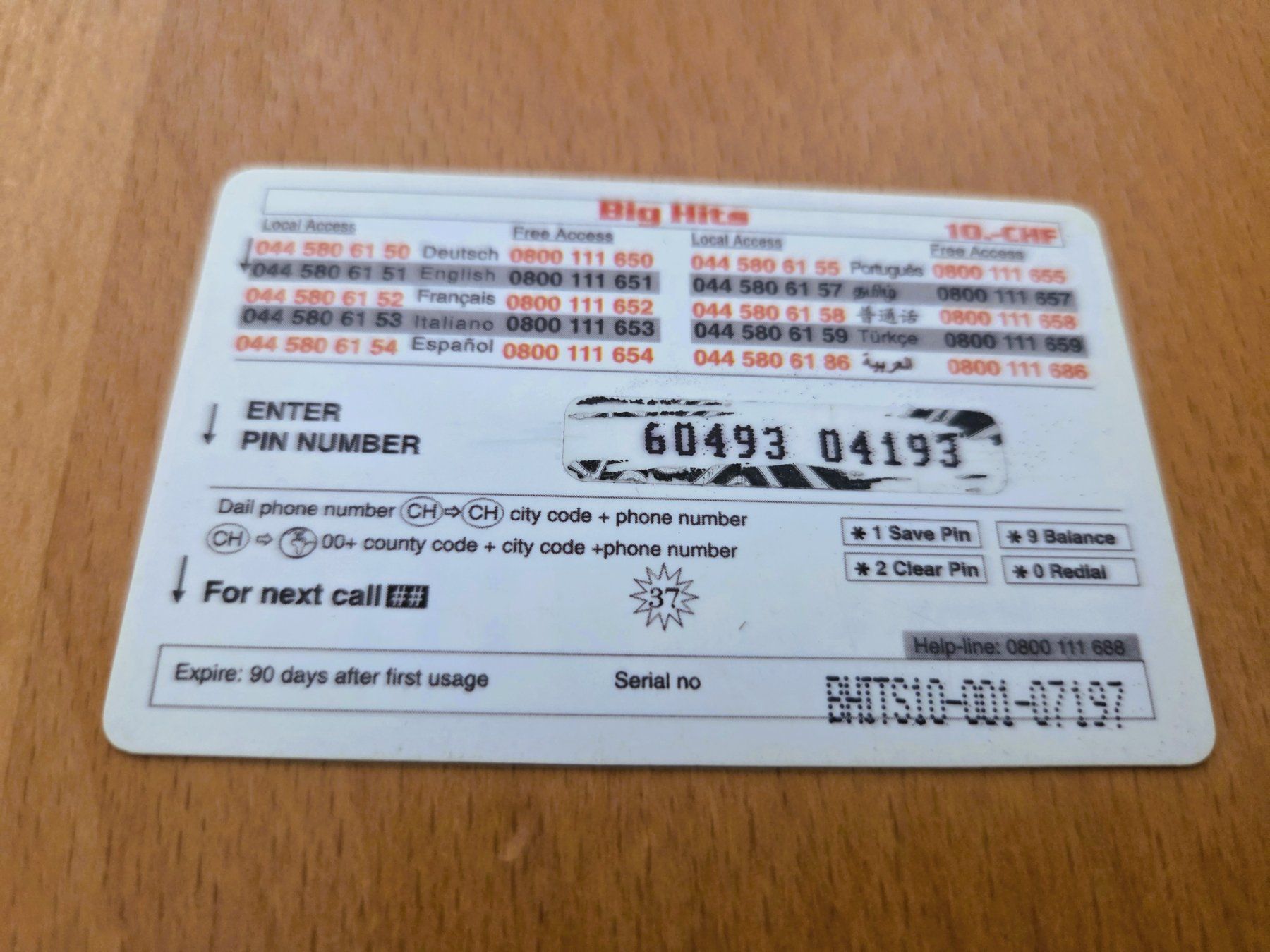 Schede telefoniche: PREPAID - SCHWEIZ – Usato da Brüttisellen venduto da Nighttrain 1