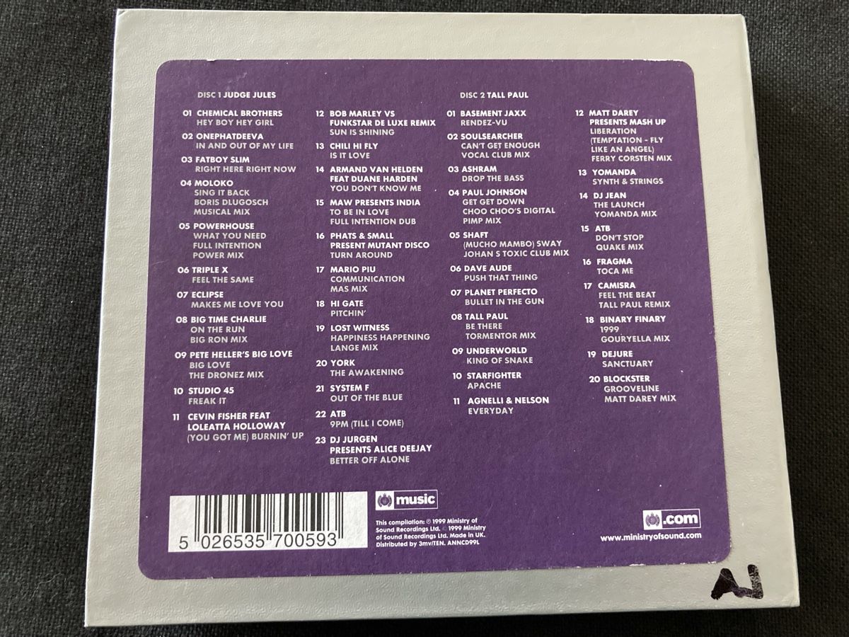 CDs: Ministry of Sound- Millenium Mixed 2 CDs – Gebraucht aus Winterthur von Eisenware 2