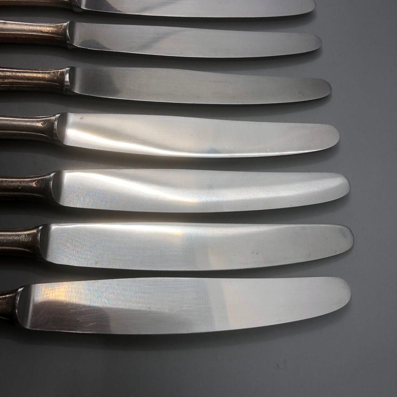WMF Posate: 9 Dessertmesser versilbert WMF Modell 2200 – Usato da Basel venduto da Tiabeanie 7