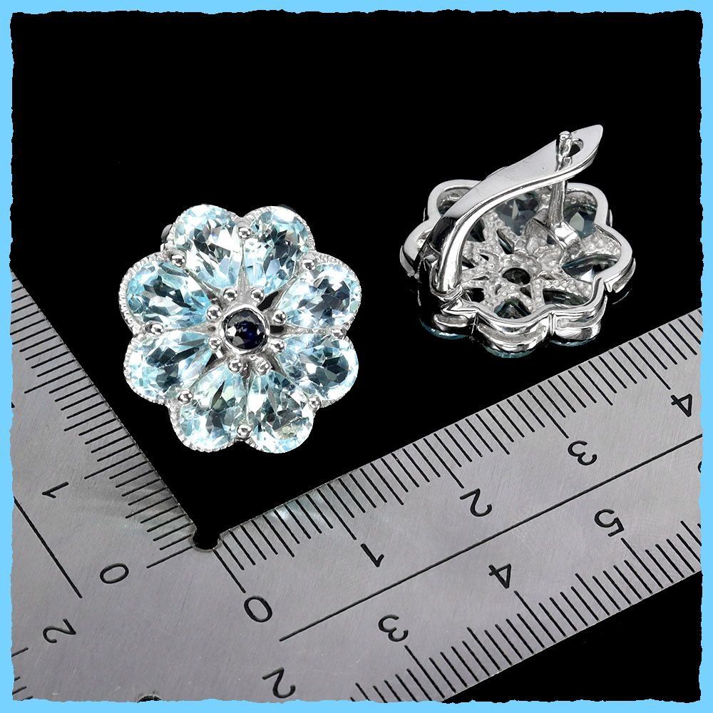 Ohrringe & -stecker: ♛ Blautopas 925 Silberohrringe – Neu und originalverpackt aus Oberglatt ZH von Hot-Spot 2