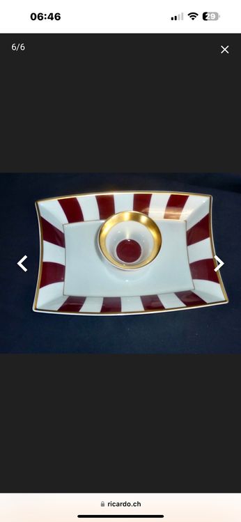 BERNARDAUD LIMOGES NESTLE KAVIAR DIP SCHALE PORZELLAN 2001 (Gebraucht ...