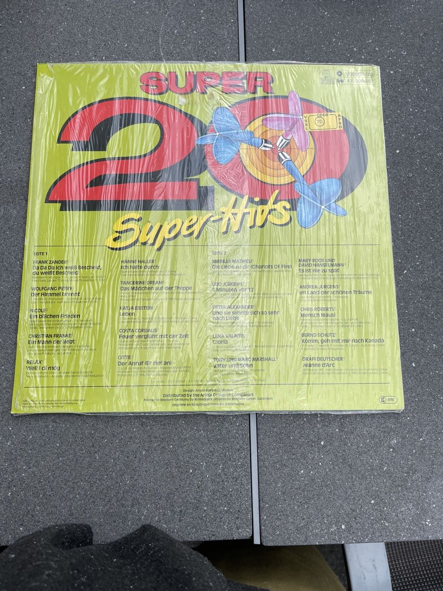 Schallplatten: Schallplatte Super 20 - Super Hits – Gebraucht aus Sempach von Nimsaj5 1