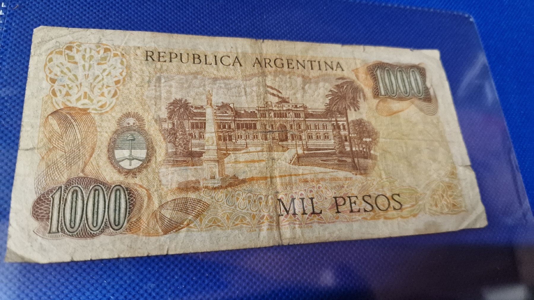 Banconote: Banknote Argentina 1976 – Usato da Herisau venduto da Antiques.AR 1