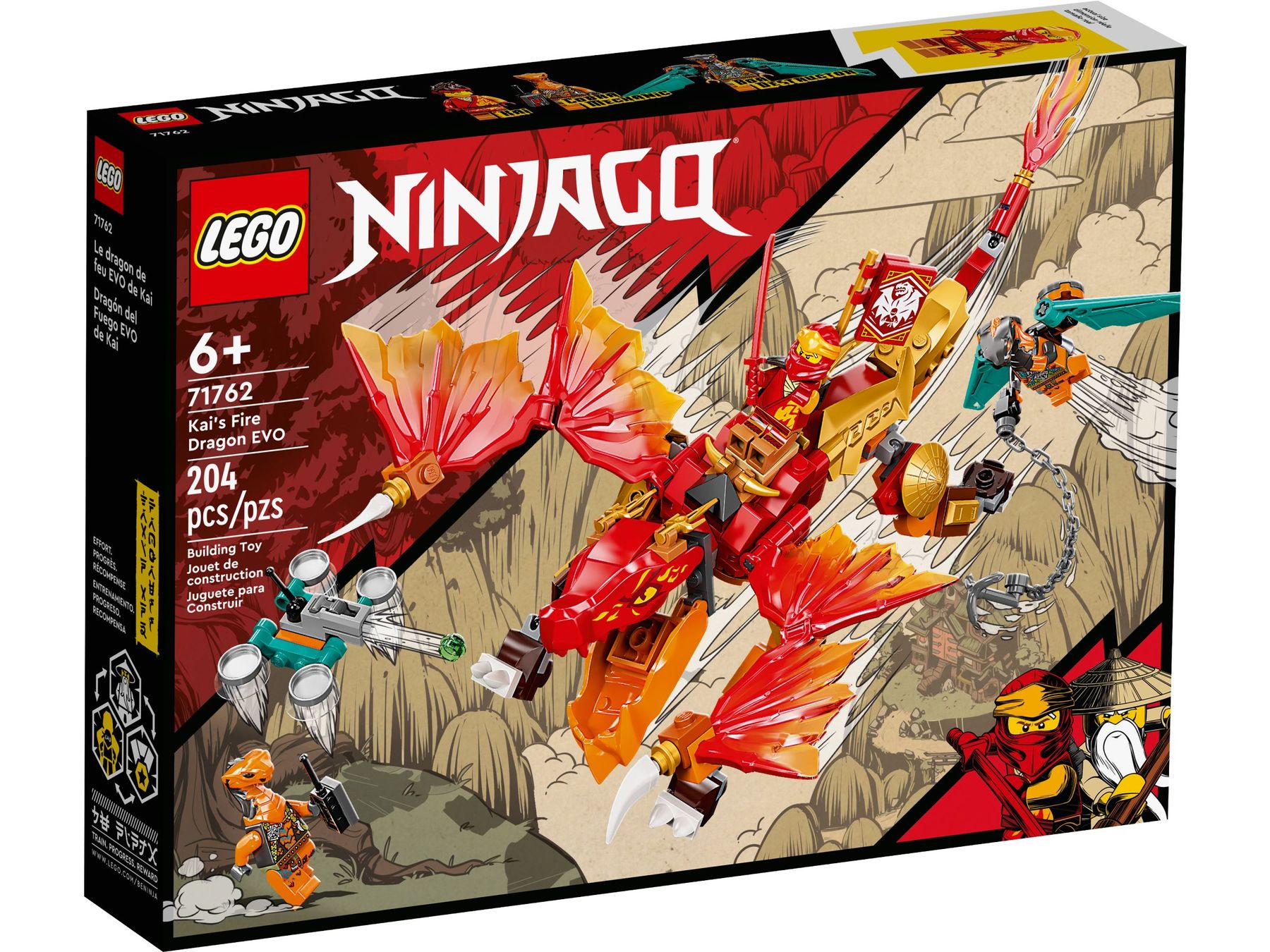 Lego Kit di costruzioni: 71762 Kais Feuerdrache EVO – Nuovo e nell'imballaggio originale da St. Gallen venduto da brickli