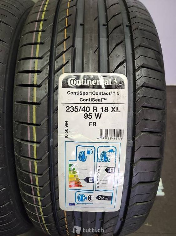 Sommerreifen 235/40R18 95W Continental (Neu (gemäss Beschreibung)) in ...