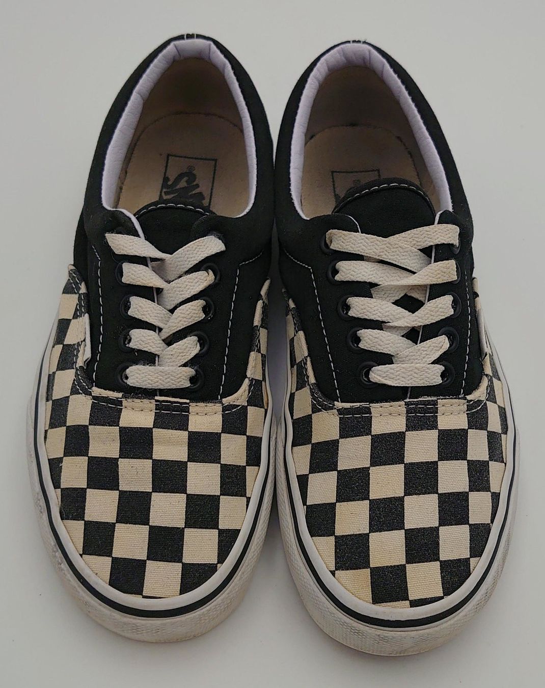 Vans Scarpe da uomo: Vans - Classic mit schwarzen/weissen Fliesen – Usato da Biel/Bienne venduto da TheShop4U 1