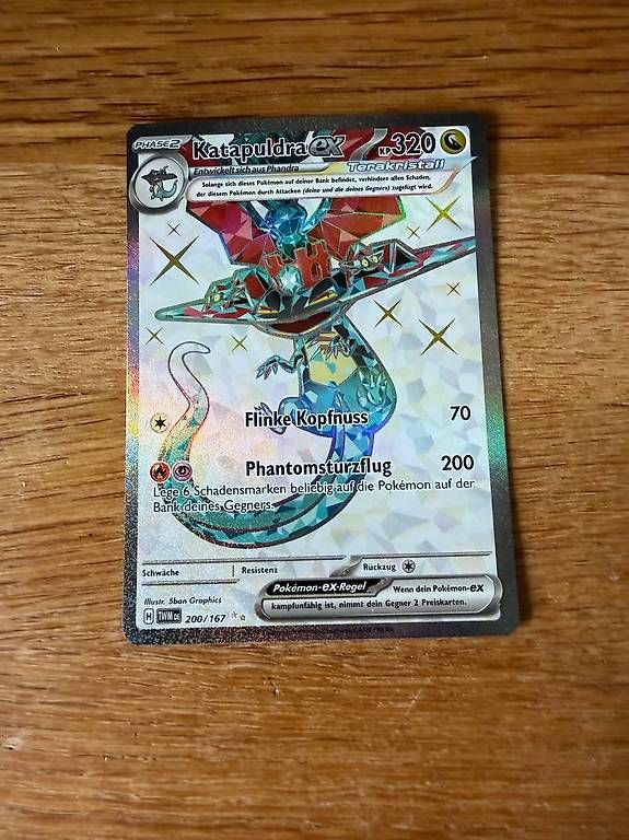Pokémon Carte collezionabili: Pokémon Katapuldra ex shiny – Nuovo (secondo la descrizione) da Steinmaur venduto da Chleeblaettli 1