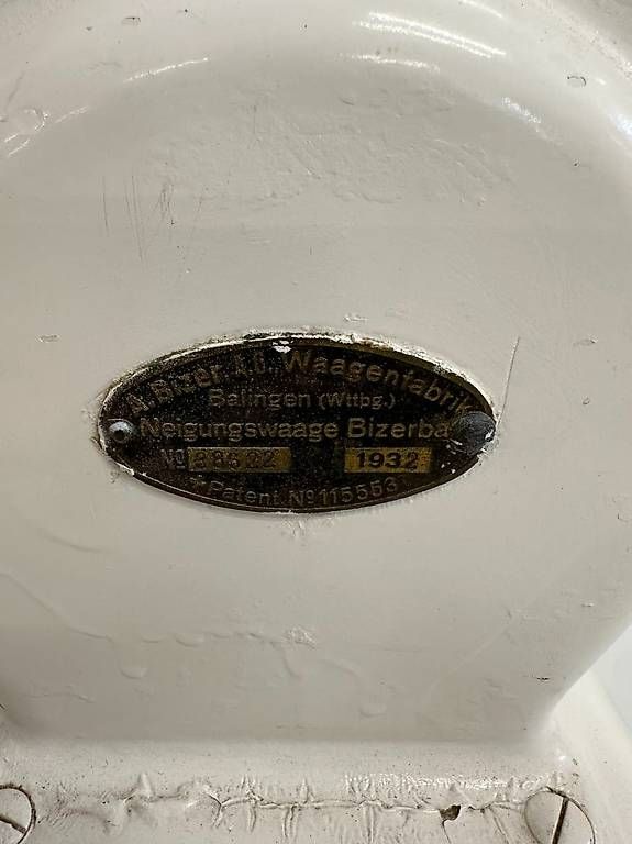 Bizerba Bilance da cucina: Vintage Bizerba Neigungswaage Typ 412s, 1932 – Usato da Obernau venduto da Arche_Noah_Brocki 4