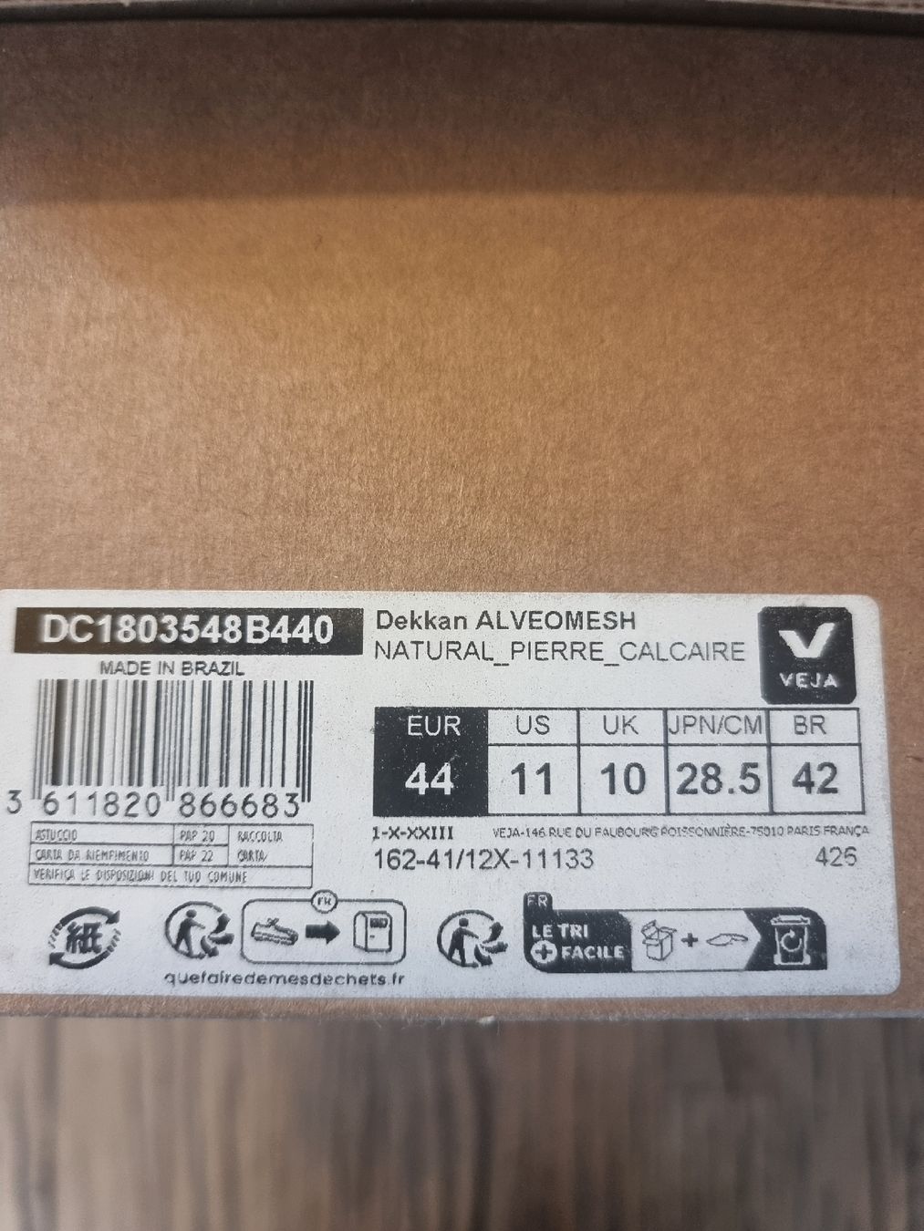 Veja Scarpe da uomo: Veja Sneaker - Dekkan Alveomesh - 44 – Nuovo (secondo la descrizione) da Dübendorf venduto da Hans-GeorgB 4
