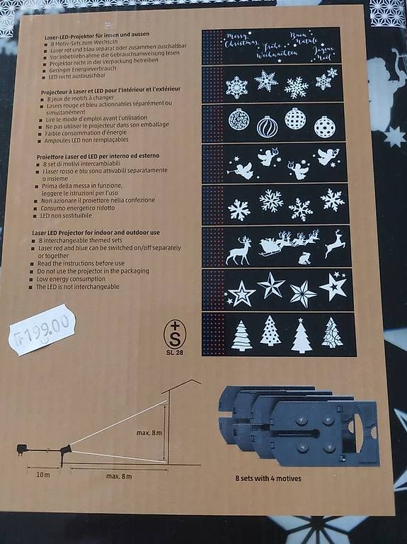 Proiettori: Magic Beamer Laser Red and Blue Weihnachten – Nuovo (secondo la descrizione) da Bremgarten AG venduto da marcelbu62 3