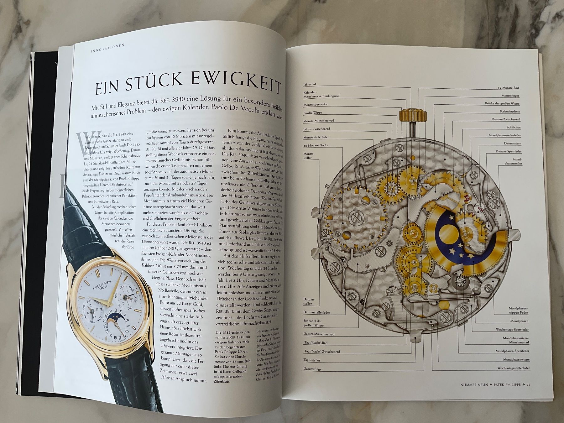 Grafica & Litografie: Patek Philippe Lithographie  VI/200I – Usato da Brugg AG venduto da Roby61 3