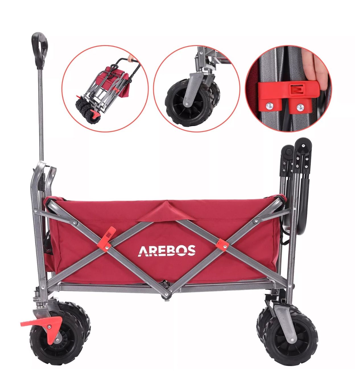 Carriole: Stabile Bollerwagen ohne Dach – Nuovo e nell'imballaggio originale da Amriswil venduto da JaJa-Express 7