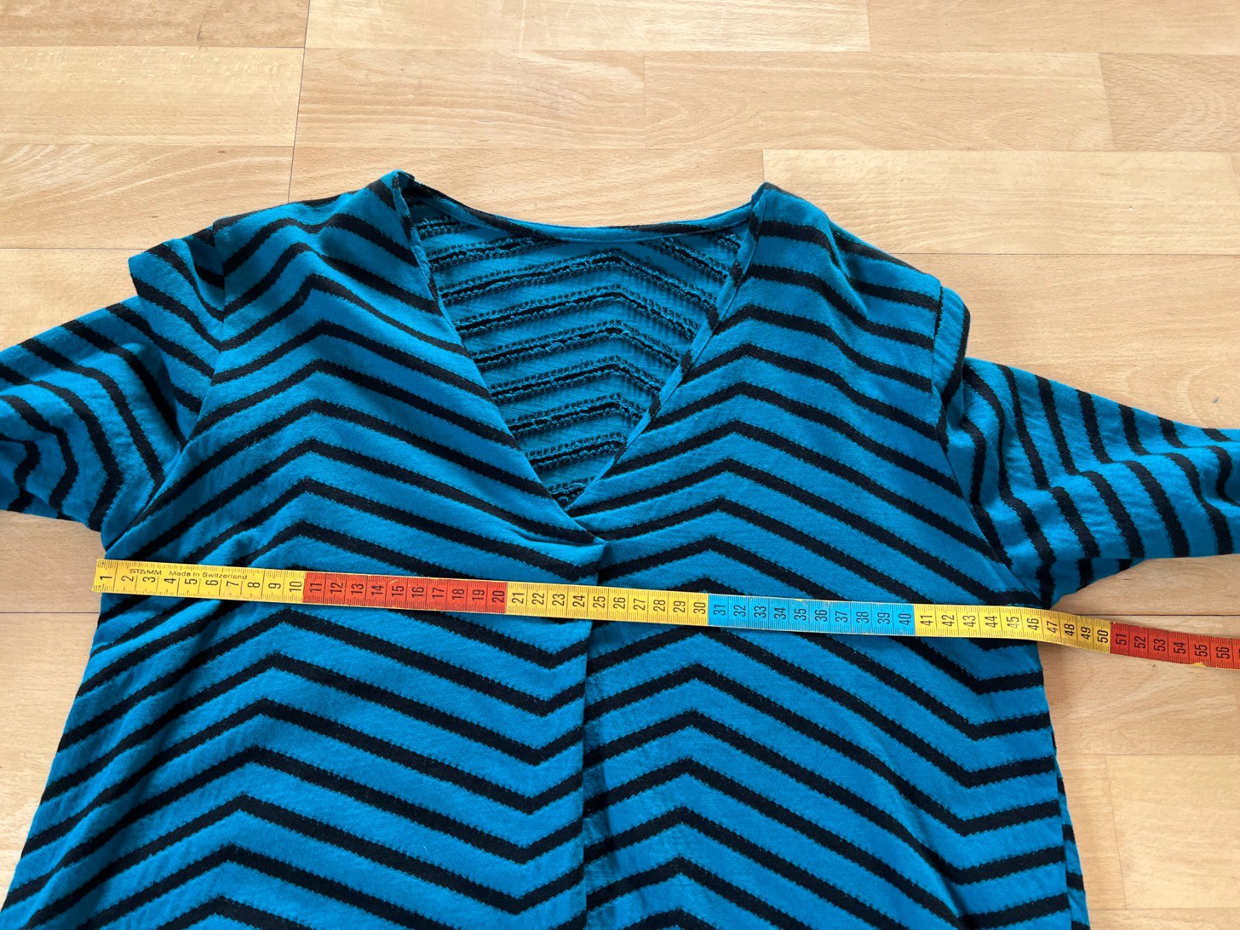 Colora Maglioni & Felpe: Colora Damen Pullover, Gr. S, Petrol/Schwarz, NEU – Nuovo e nell'imballaggio originale da Worb venduto da farben20zauber 3