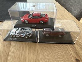 3 Porsche 1:43 defekt in OVP
