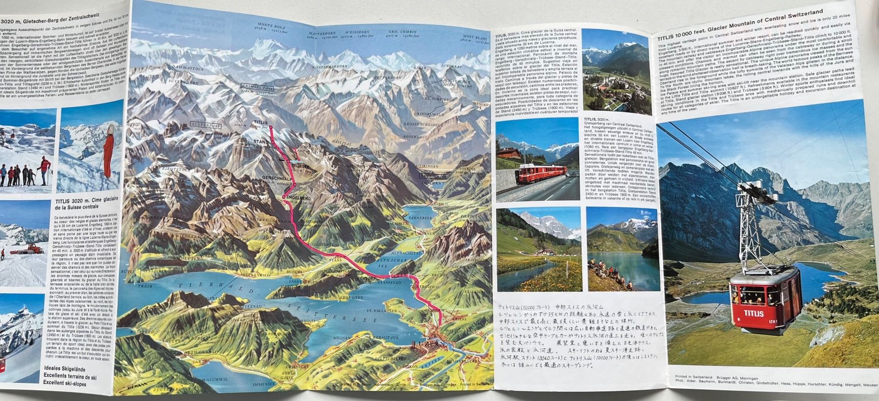 Documenti: Titlis Engelberg/ Gondelbahn/ Prospekt – Usato da Ostermundigen venduto da DaxKarten-75 2