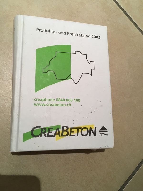 Riviste & Magazine: Creabeton Katalog 2002 – Usato da Bergdietikon venduto da book-4-you