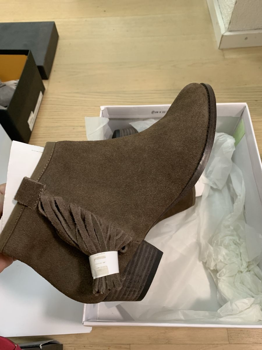 Scarpe da donna: Damen Stiefel Braun – Nuovo (secondo la descrizione) da Kilchberg ZH venduto da RebeccaPhilipp