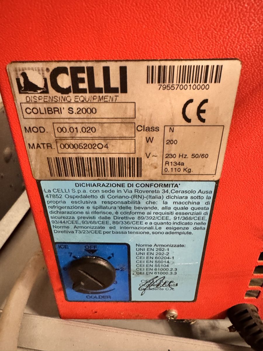 Tutte le macchine: Bierzapfhahn Bierhahn Celli Colibri – Usato da Horw venduto da dancav 4