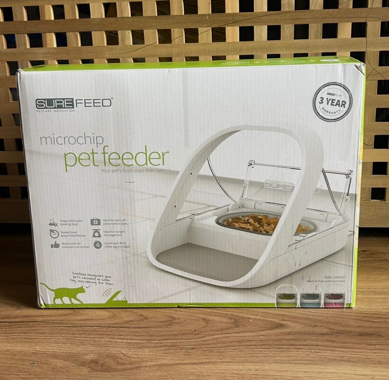Sure Petcare Mangimi: NEU Surefeed Futterautomat Mikrochip – Nuovo e nell'imballaggio originale da Wichtrach venduto da Lauripersan02
