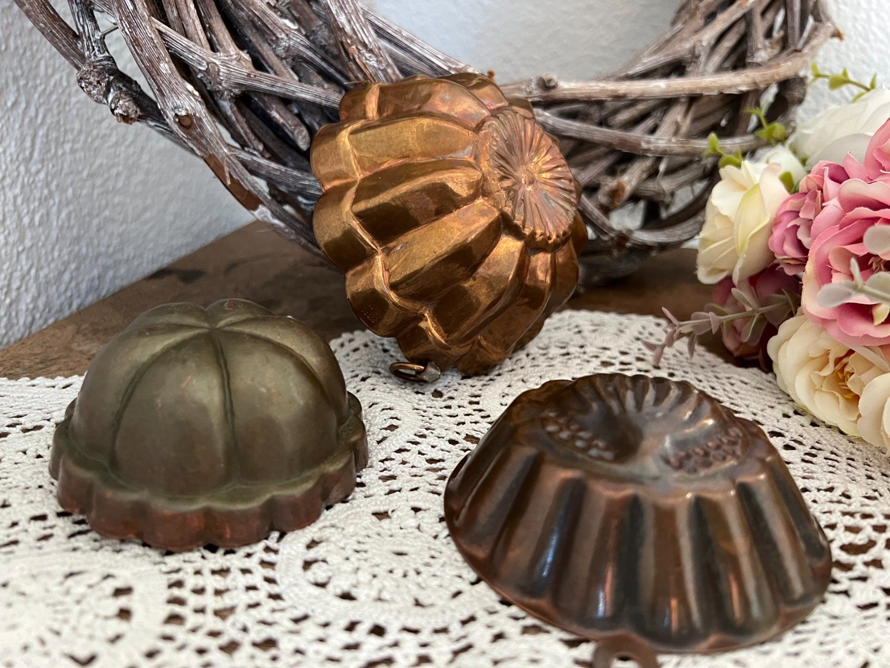 Backformen: Shabby, alte Guggelhopf - Kupfer – Gebraucht aus Walzenhausen von Cerna007 6