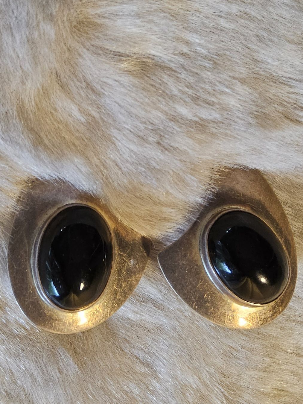 Boucles d'oreille: Vintage Sterling Silber Mexiko Ohrclips – D'occasion à Zürich par Aleick 4
