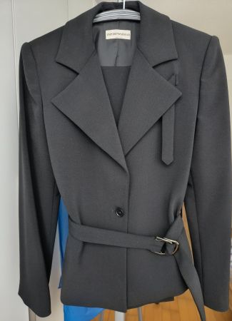 Damenanzug E. Armani Gr. 42 IT (38D), schwarz , neu!🖤
