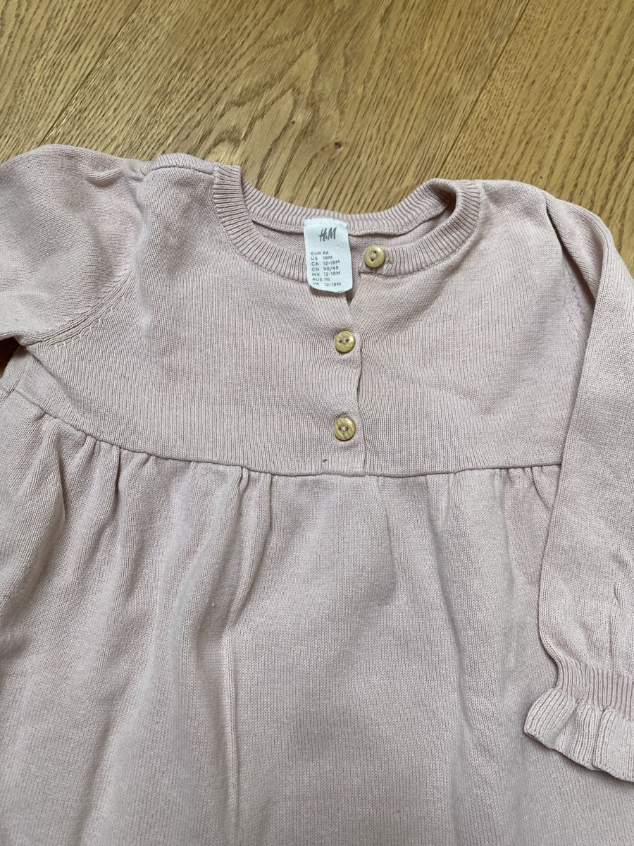 H&M Vestiti & Gonne: H&M Strickkleid, rosa, Grösse 86! – Usato da Hohentannen venduto da Hawaii29 1