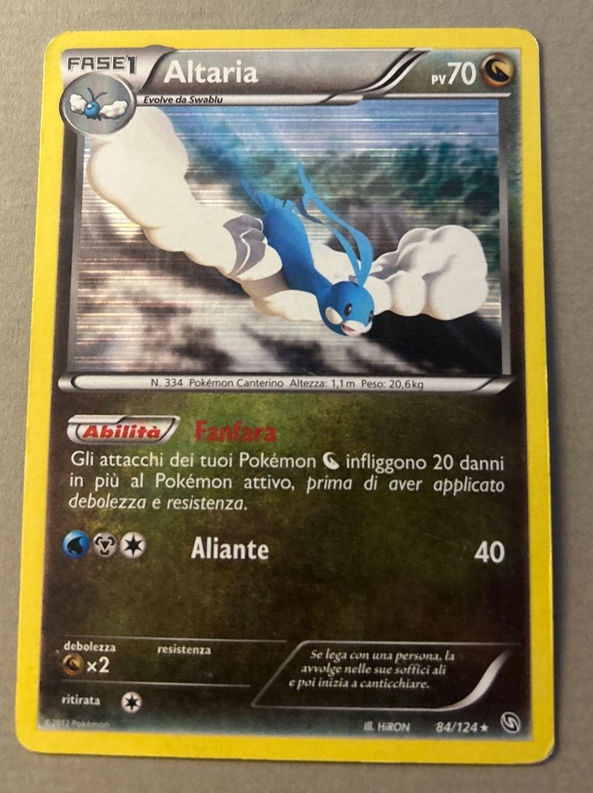 Pokémon Carte collezionabili: Altaria Holo – Usato da Kehrsatz venduto da Riyouu