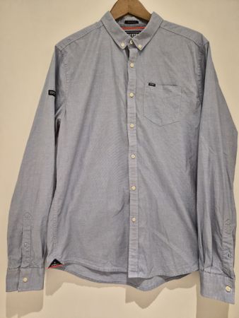 Superdry Oxford Shirt - Light Blue, Size M - Great!