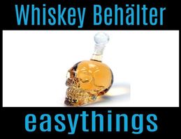 Whiskey Totenkopf Behälter Skull Schädel Whisky Alkohol