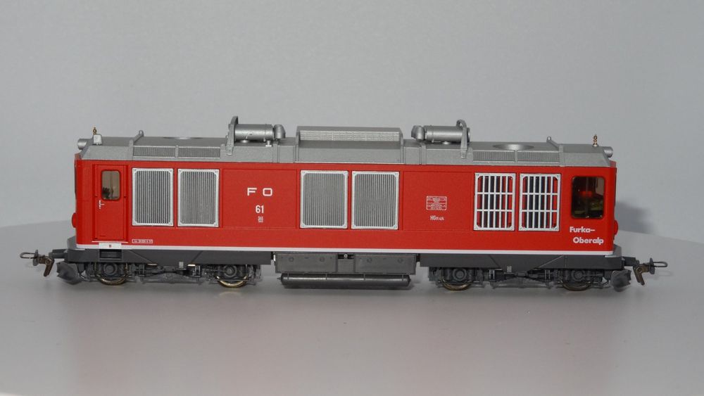 Bemo 1267201, FO, HGm 4/4, Nr: 61, Zahnraddiesellok, NEU 3