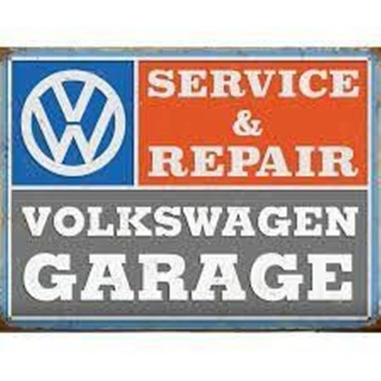 Volkswagen Schilder: Rusty Blechschild-VW-SERVICCE &REPAIR - 30 x 40 cm – Neu und originalverpackt aus Rupperswil von big-one-sale