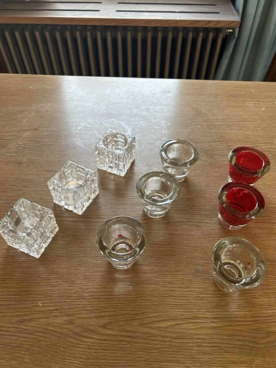 Portacandele: Kerzenhalter, aus Glass – Usato da Oetwil a.d. Limmat venduto da tobbra