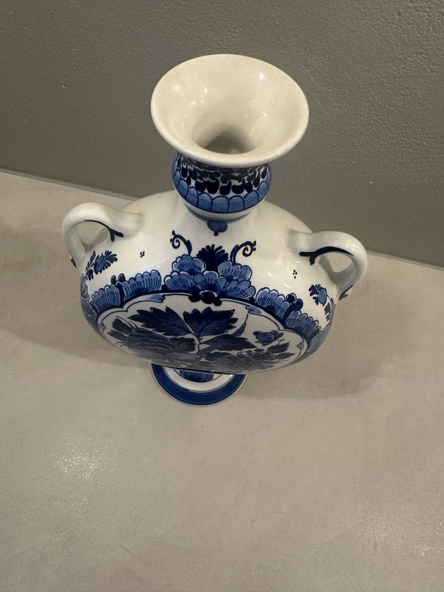 Vasen & Gefässe: Delfter Vase, Blau-Weiss, Handarbeit – Gebraucht aus Nebikon von Vanessa2003 1