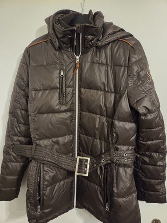 SOCXX Winterjacke Gr.L, Damen Jacke, gesteppt, Braun Top!