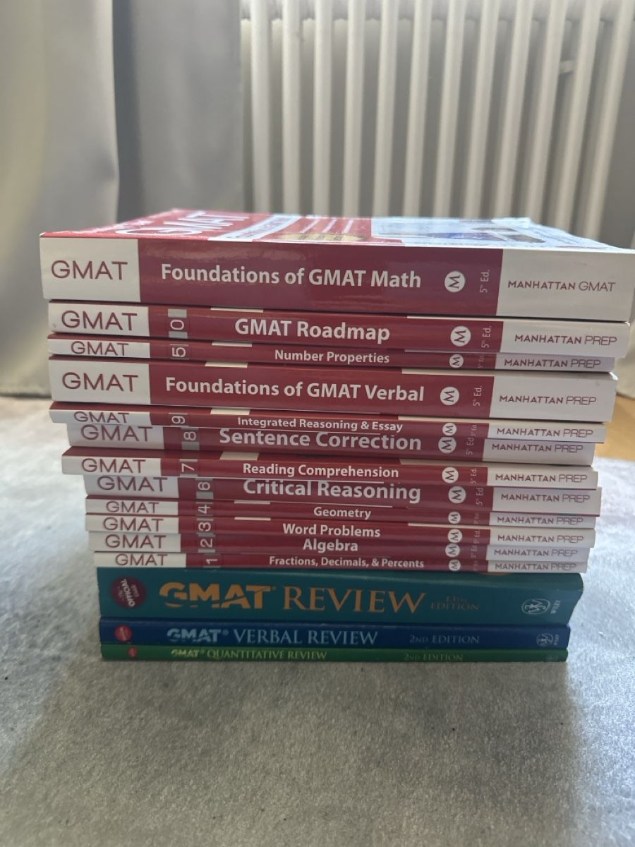 Bücher: GMAT Prep Books – Gebraucht aus Zürich von marcdaleno