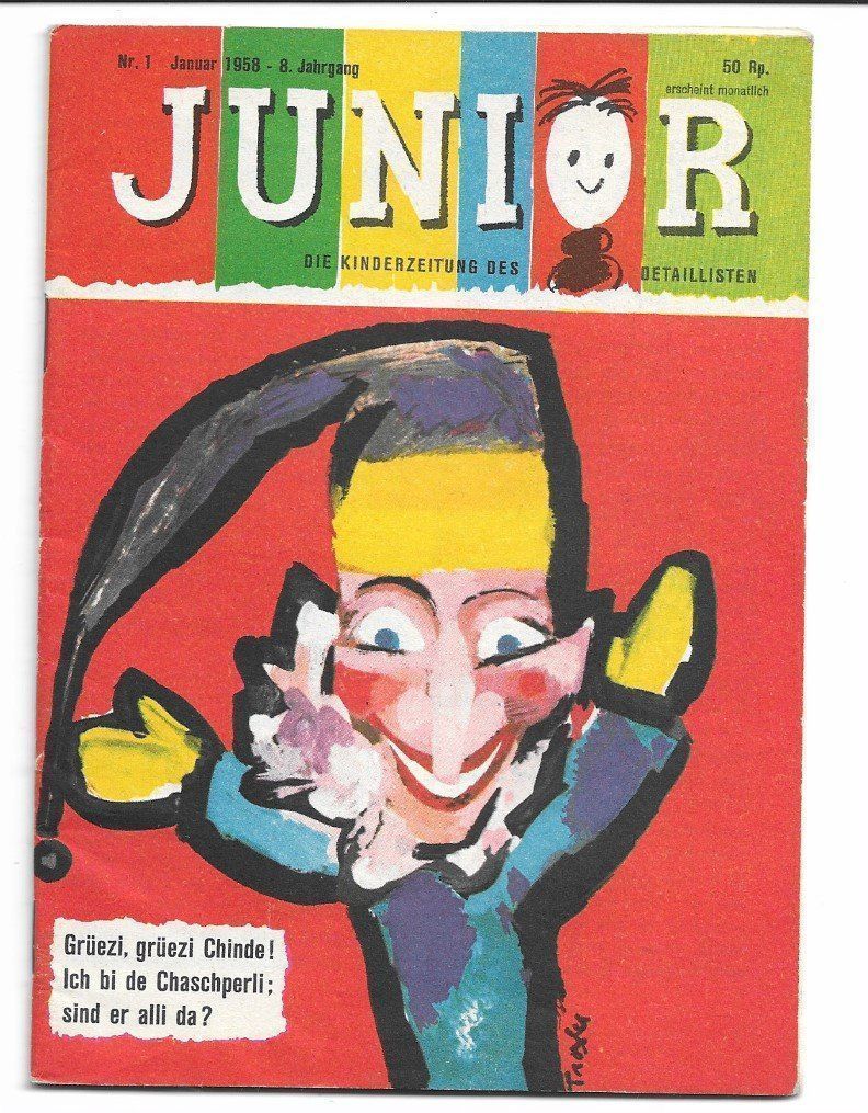 Riviste & Magazine: Junior Heft 1958 Nr 1 Januar – Usato da Winterthur venduto da Wolfensberg