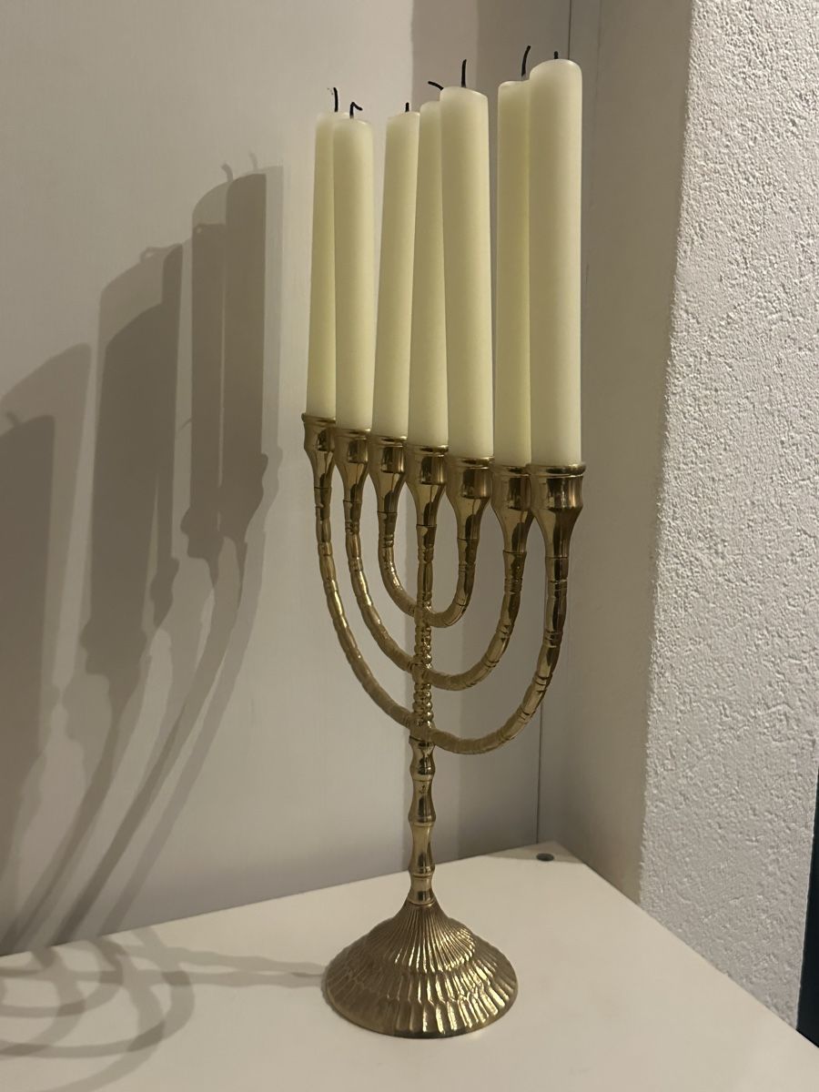 Kerzenständer: Menora. Siebenarmiger Leuchter – Neu (gemäss Beschreibung) aus Lützelflüh-Goldb von stnz41 1