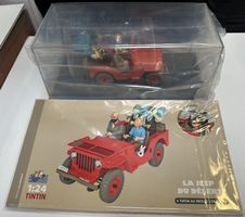 Voiture Jeep Tintin au pays de l'or noir 1/24e