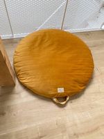 Pouf Nobodinoz Sahara Yellow Velvet