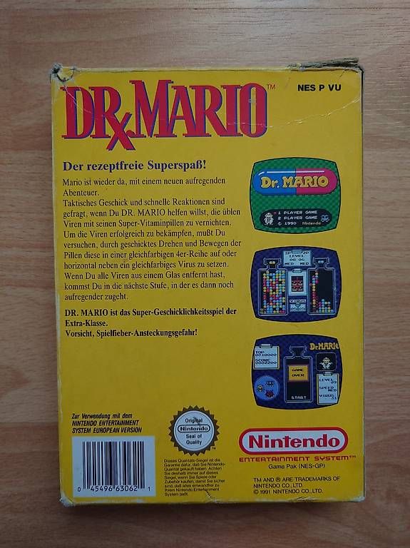 Giochi: NES Dr Mario OVP – Usato da Leuzigen venduto da Darcry 1