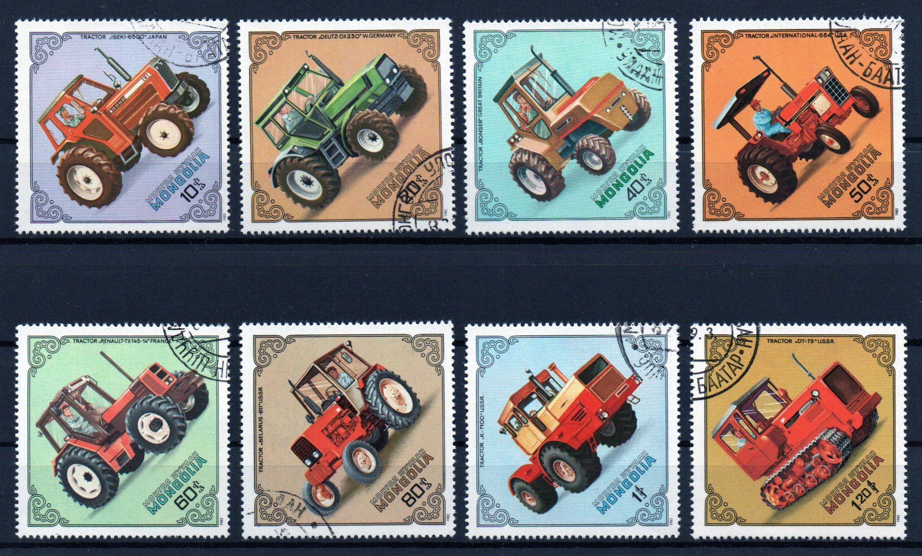Alle Briefmarken: Traktoren Satz o – Gebraucht aus Ebikon von bowito