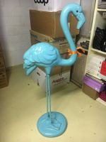 Turquoise Deko Flamingo Gartenfigur  🦩 Vintage