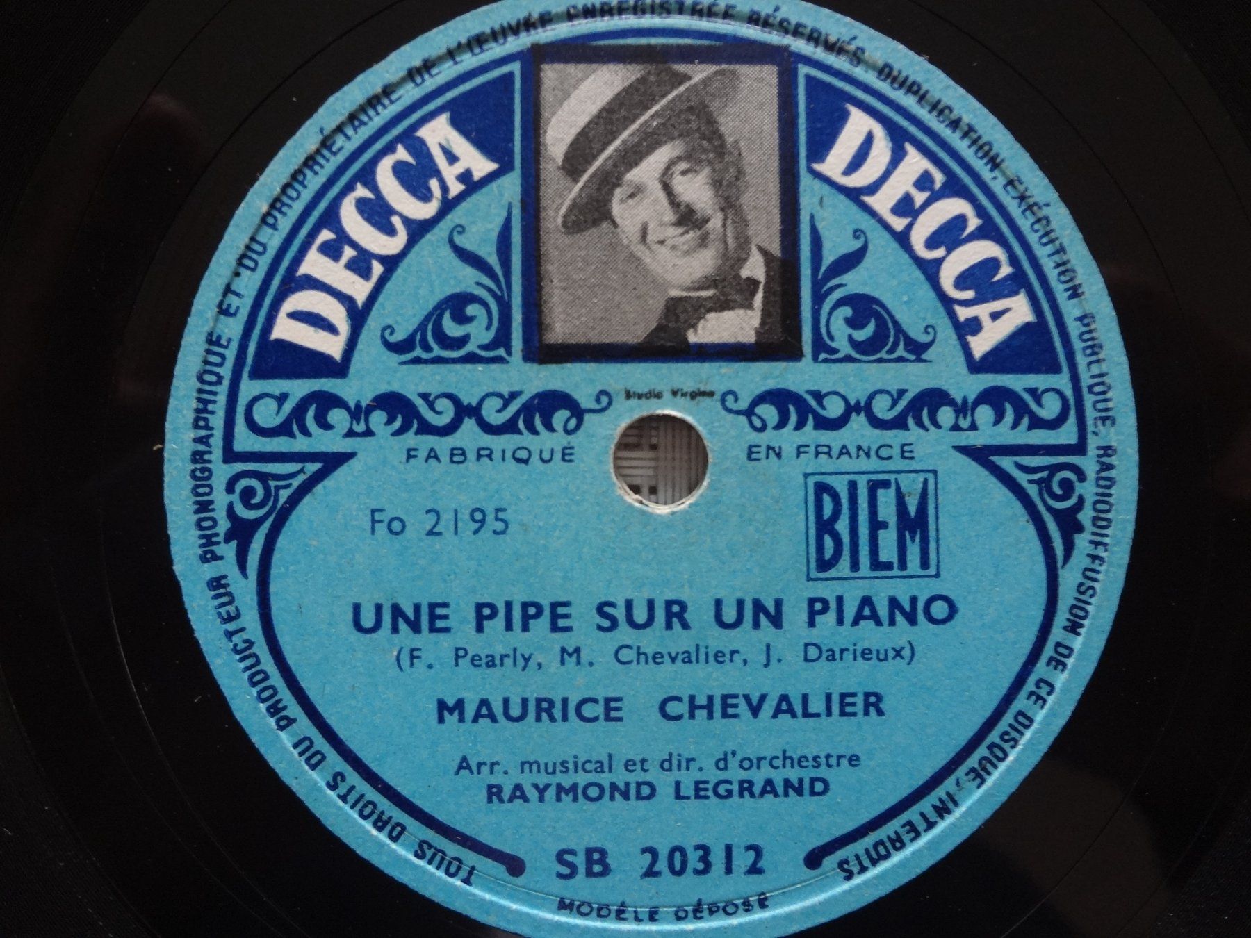Dischi in vinile: Maurice Chevalier - 7 Disques 78 tours Decca – Usato da Aigle venduto da Robflac55 3