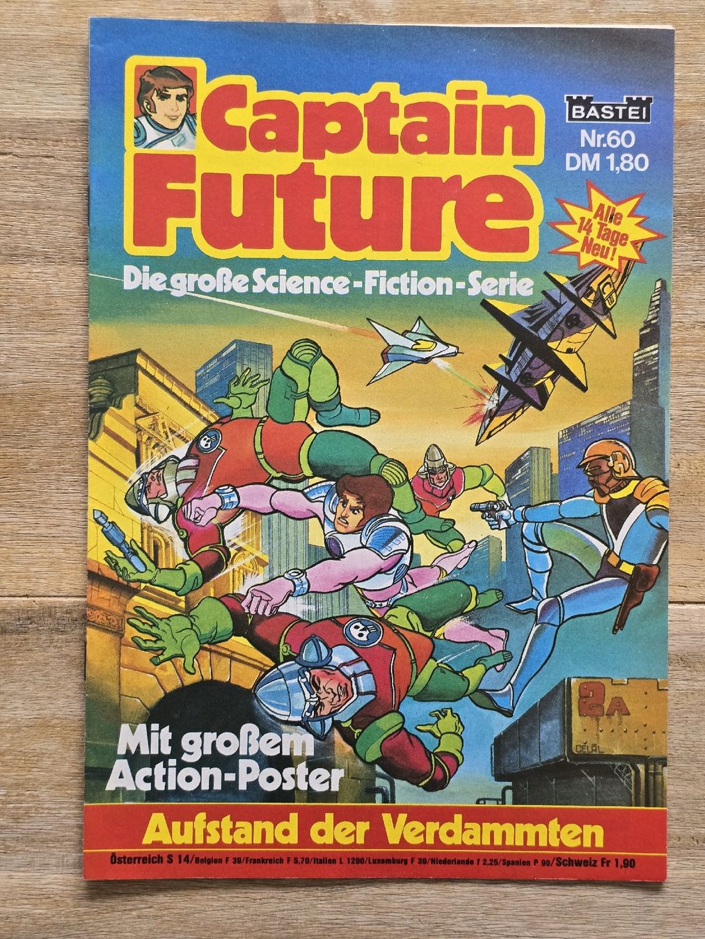 Comics: Captain Future Bastei Comic Nr.60 inkl. Poster – Gebraucht aus Güttingen von Odhin