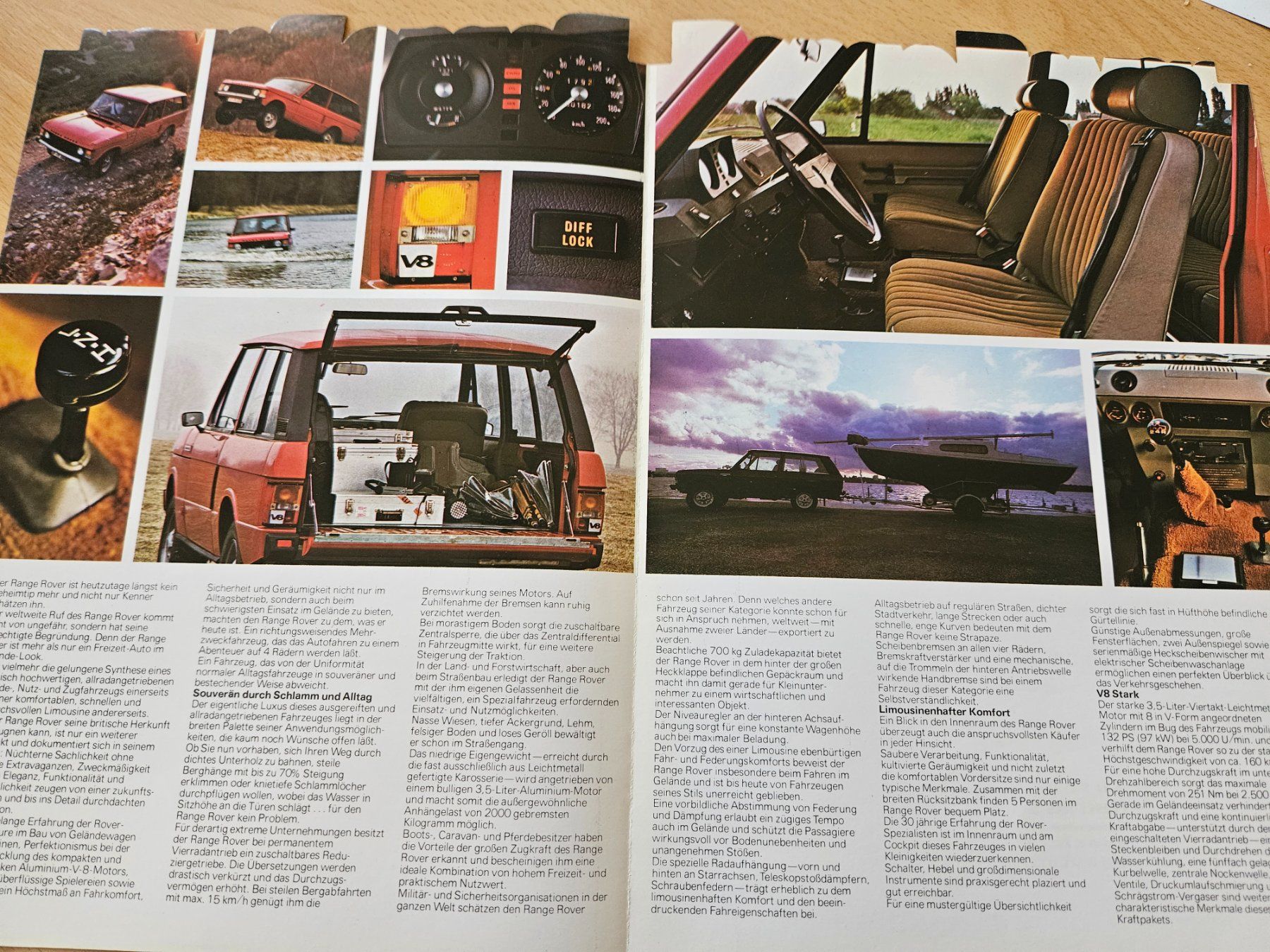 Land Rover Documenti: Range Rover  Prospekt  1974 xx – Usato da Flawil venduto da sr1_f6st 1