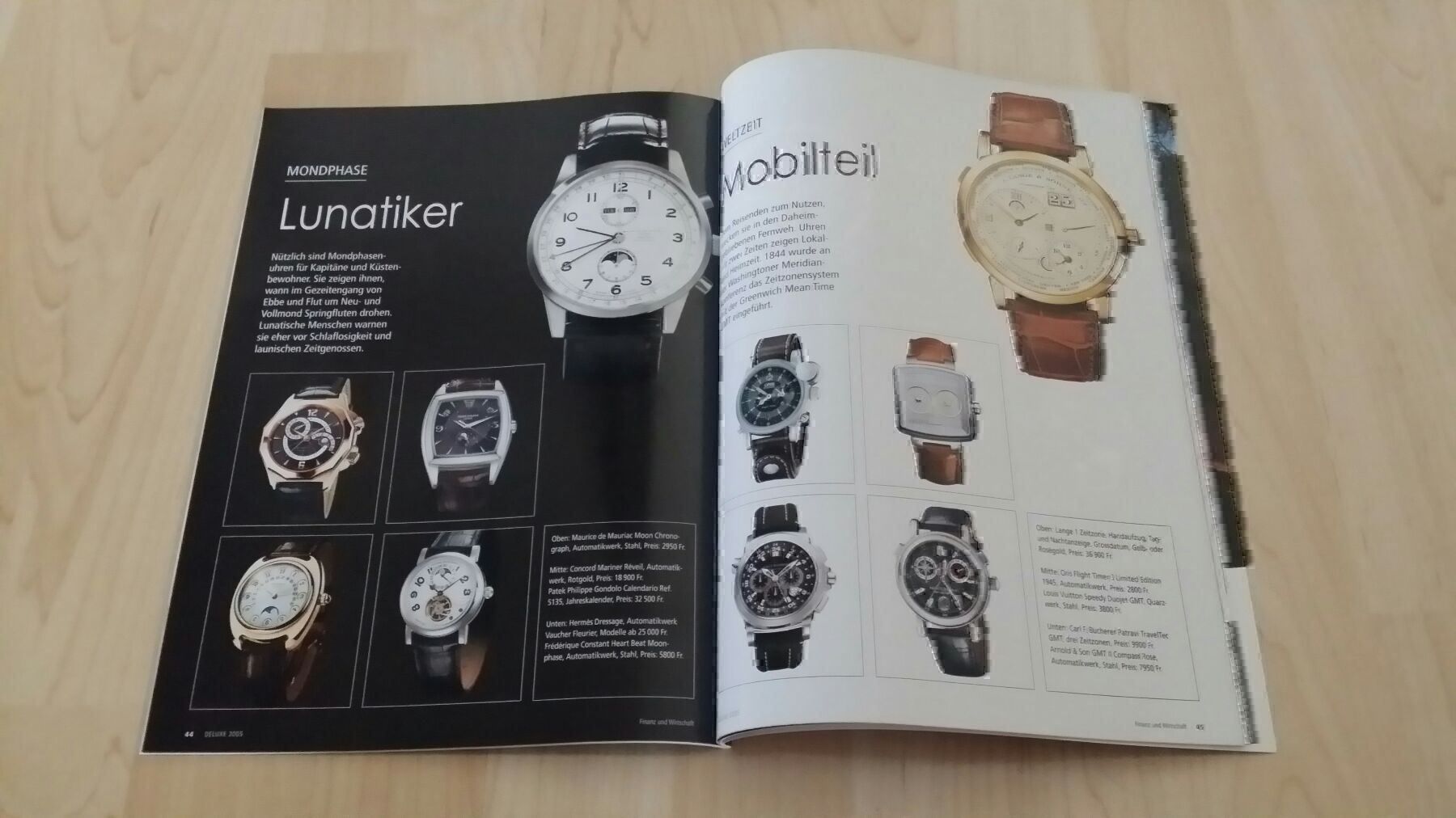 Riviste & Magazine: Uhrenmagazin DELUXE – Usato da Gossau ZH venduto da SwissJapan 2